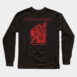 Cannibal Corpse parody Saint Margaret icon Long Sleeve T-Shirt